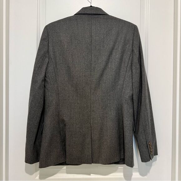 Polo Ralph Lauren Women's Gray One- Button Blazer with Pockets 100% Wool Sz.10 - Picture 9 of 10